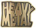 Example of antique gold finish custom belt buckle - personalized with your own logo or design